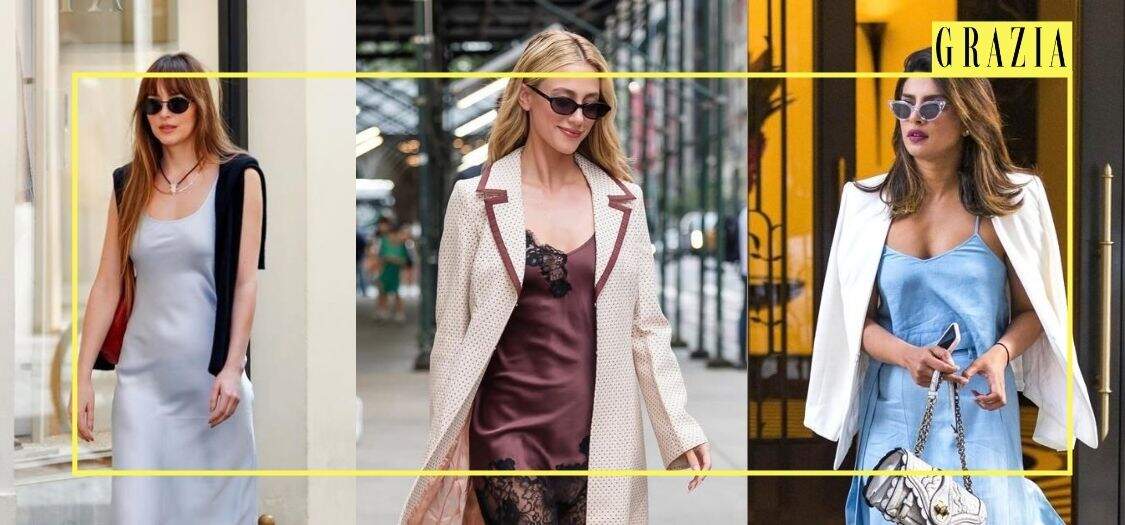 The Slip Dress Has Entered Its 9 To 5 Era | Grazia India