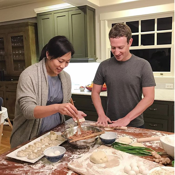 Mark Zuckerberg (@zuck) and Priscilla Chan