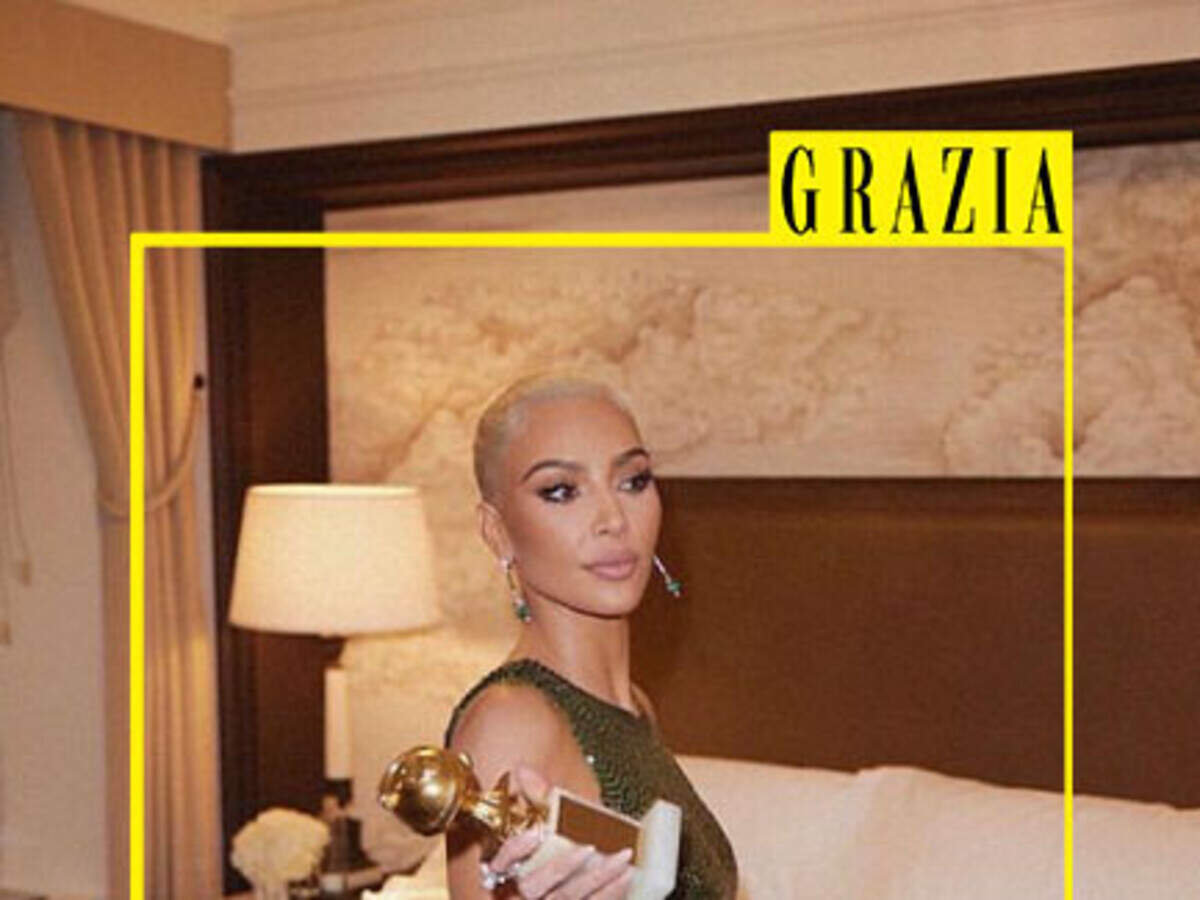 Kim Kardashian Slips Into Another Marilyn Monroe Ensemble | Grazia India